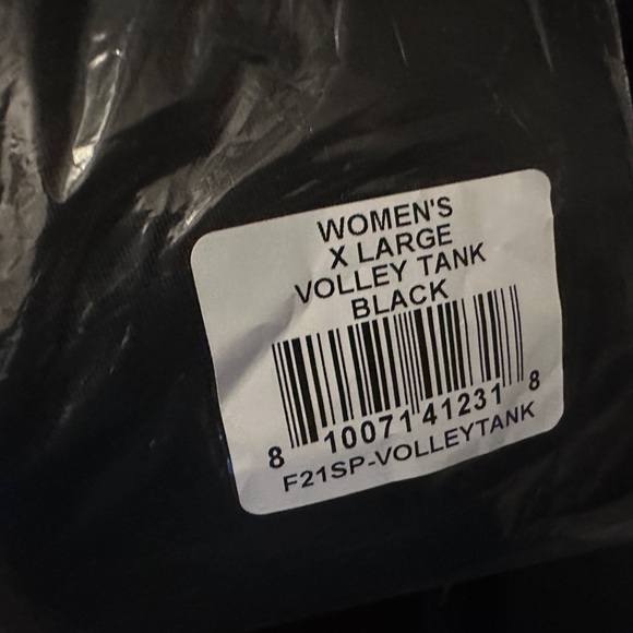 Flint Park NWT Women's Volley Tank Black Sz XL Athletic Tennis Moisture Wicking - Picture 2 of 6